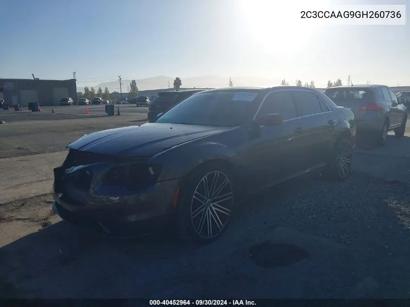 2C3CCAAG9GH260736 2016 Chrysler 300 Limited