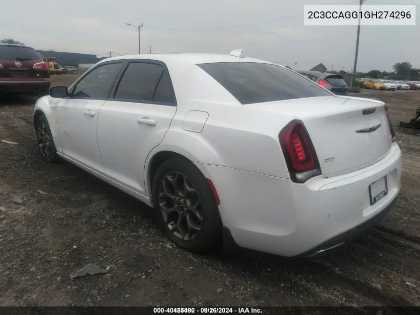 2016 Chrysler 300 300S VIN: 2C3CCAGG1GH274296 Lot: 40455490