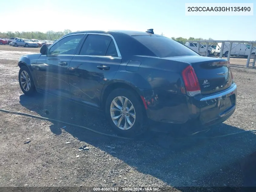 2C3CCAAG3GH135490 2016 Chrysler 300 Limited