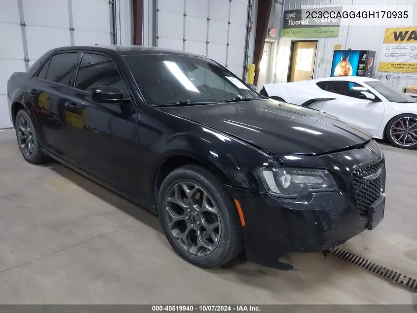 2016 Chrysler 300 S VIN: 2C3CCAGG4GH170935 Lot: 40519940