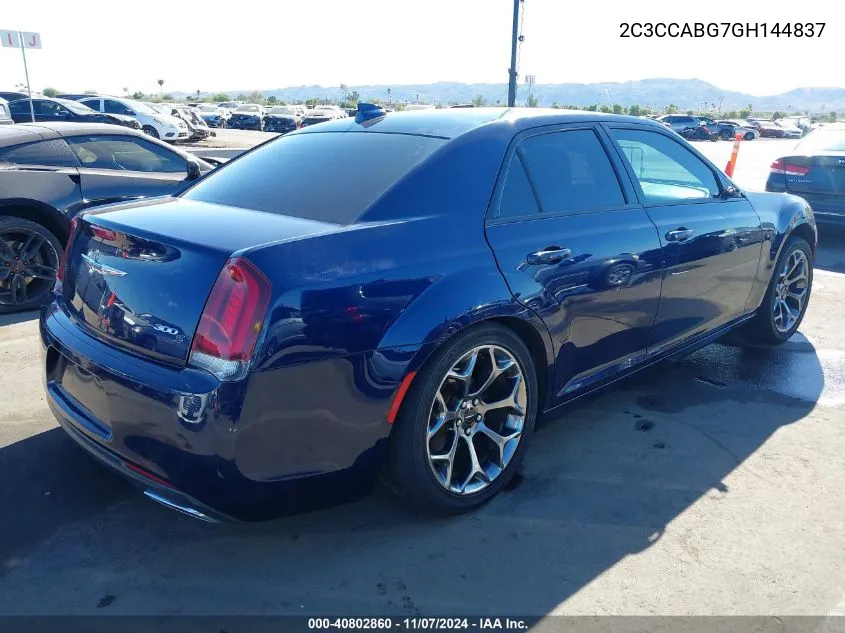 2016 Chrysler 300 300S VIN: 2C3CCABG7GH144837 Lot: 40802860