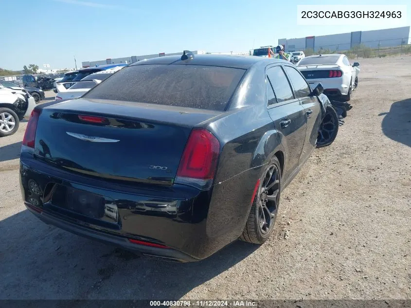 2016 Chrysler 300 300S Alloy Edition VIN: 2C3CCABG3GH324963 Lot: 40830798