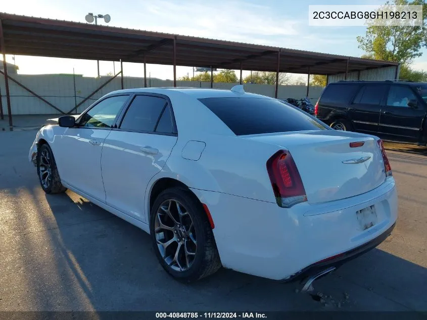 2016 Chrysler 300 300S VIN: 2C3CCABG8GH198213 Lot: 40848785