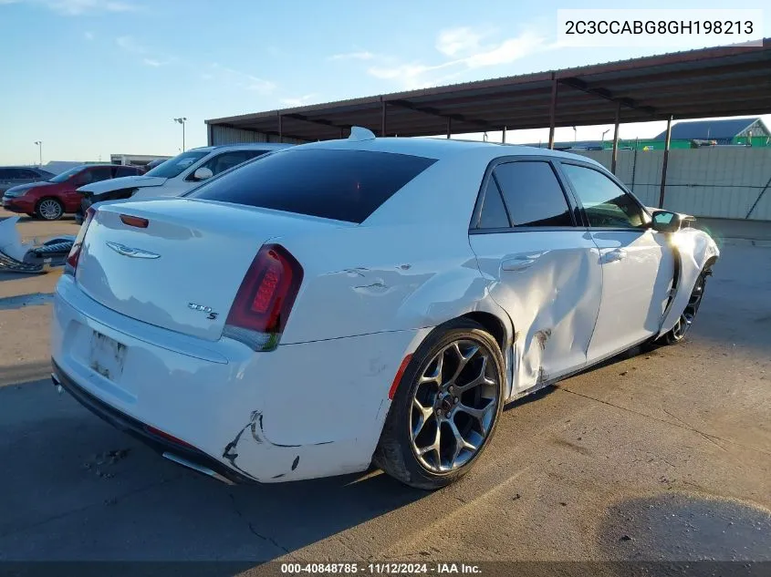 2016 Chrysler 300 300S VIN: 2C3CCABG8GH198213 Lot: 40848785