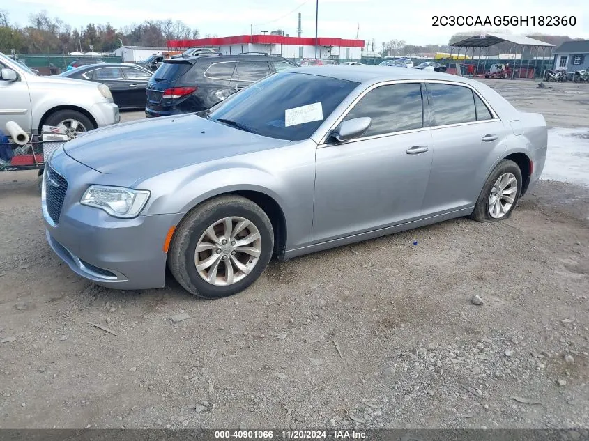 2016 Chrysler 300 Limited VIN: 2C3CCAAG5GH182360 Lot: 40901066