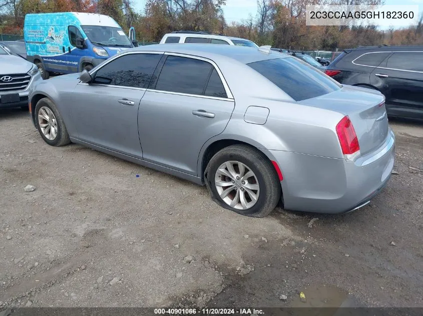 2016 Chrysler 300 Limited VIN: 2C3CCAAG5GH182360 Lot: 40901066