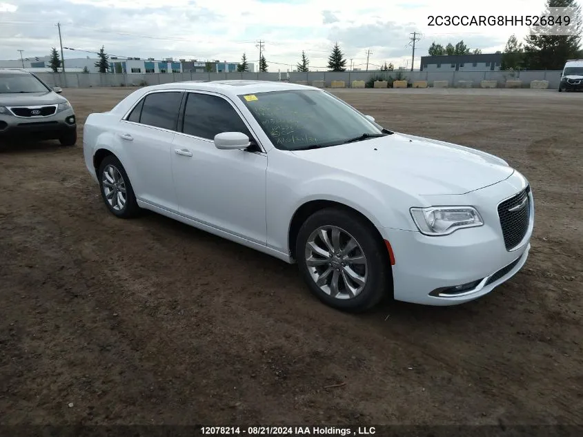 2017 Chrysler 300 Touring VIN: 2C3CCARG8HH526849 Lot: 12078214