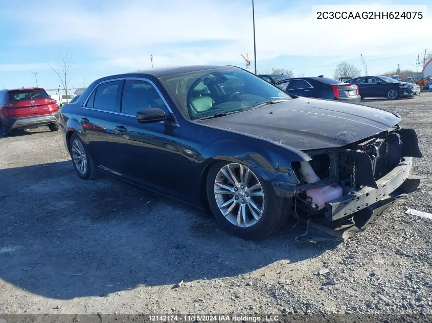 2017 Chrysler 300 Limited VIN: 2C3CCAAG2HH624075 Lot: 12142174