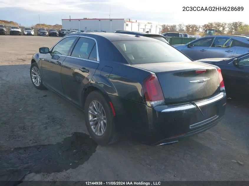 2017 Chrysler 300 Limited VIN: 2C3CCAAG2HH628689 Lot: 12144938