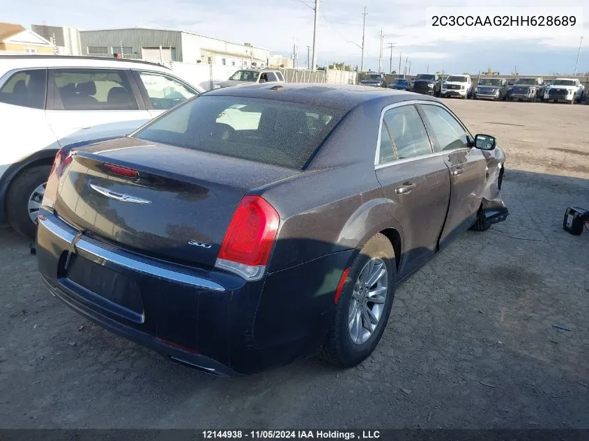 2017 Chrysler 300 Limited VIN: 2C3CCAAG2HH628689 Lot: 12144938