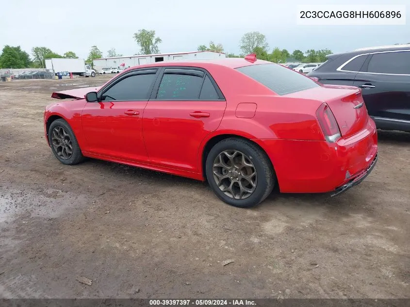 2017 Chrysler 300 300S Alloy Edition Awd VIN: 2C3CCAGG8HH606896 Lot: 39397397