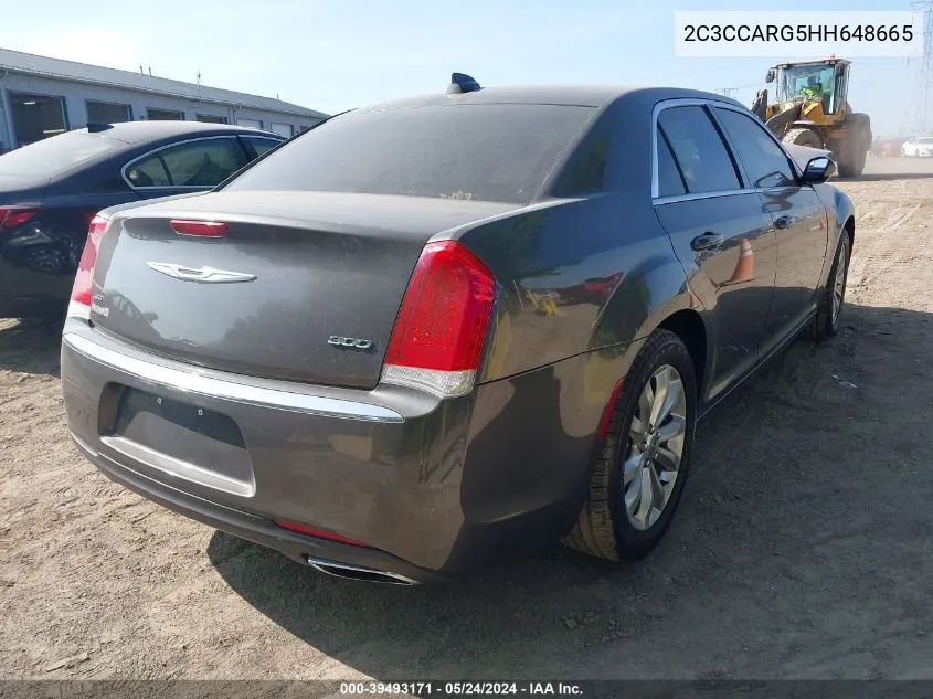 2C3CCARG5HH648665 2017 Chrysler 300 Limited Awd