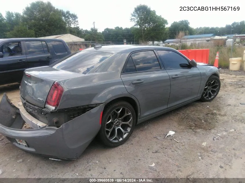 2C3CCABG1HH567169 2017 Chrysler 300 300S