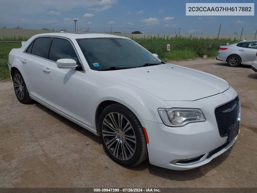 2017 Chrysler 300 Limited VIN: 2C3CCAAG7HH617882 Lot: 39947399