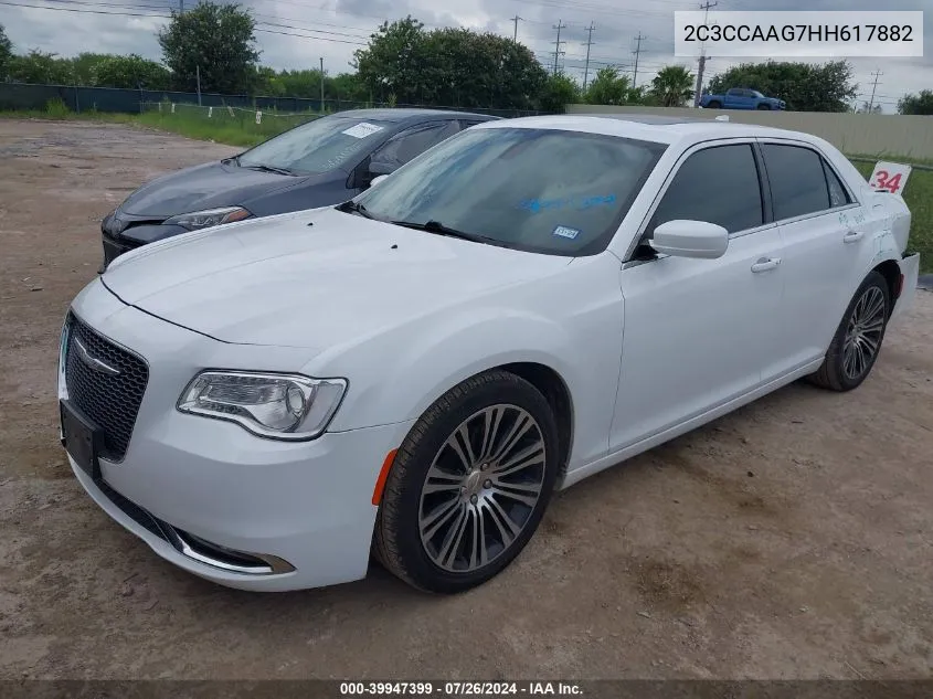 2017 Chrysler 300 Limited VIN: 2C3CCAAG7HH617882 Lot: 39947399