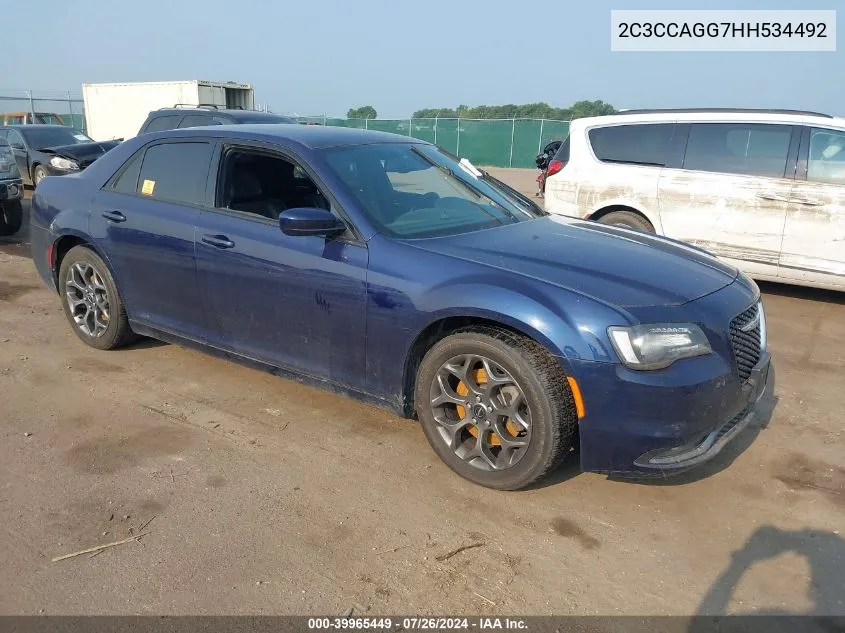 2C3CCAGG7HH534492 2017 Chrysler 300 300S Awd