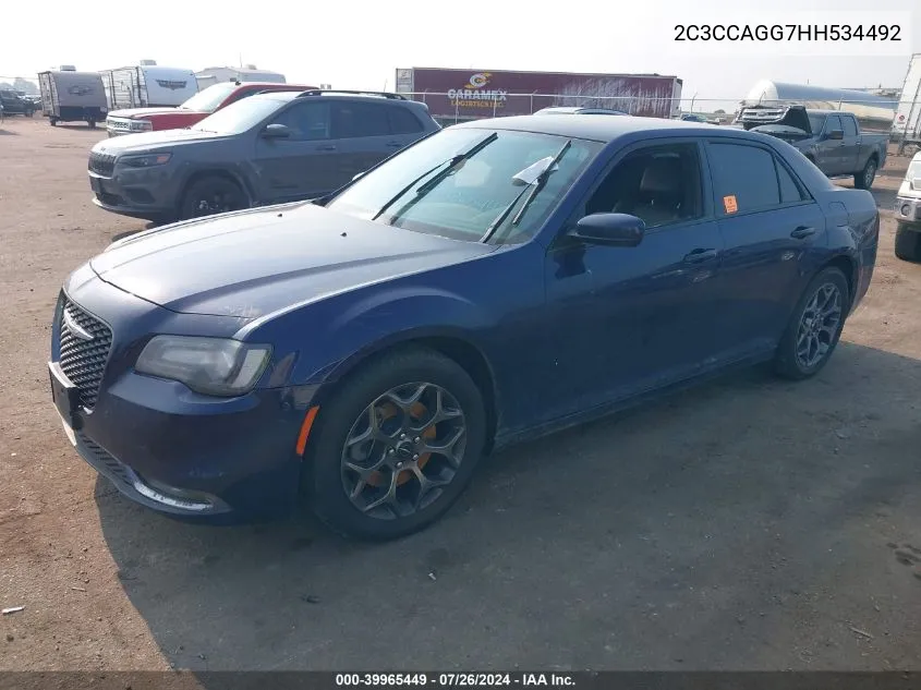 2C3CCAGG7HH534492 2017 Chrysler 300 300S Awd