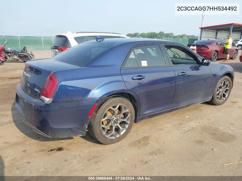 2C3CCAGG7HH534492 2017 Chrysler 300 300S Awd