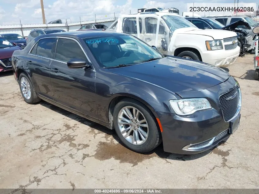 2017 Chrysler 300 Limited VIN: 2C3CCAAGXHH662086 Lot: 40245695