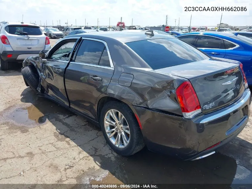 2C3CCAAGXHH662086 2017 Chrysler 300 Limited