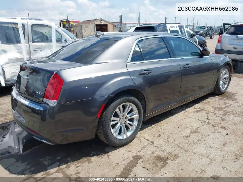 2C3CCAAGXHH662086 2017 Chrysler 300 Limited