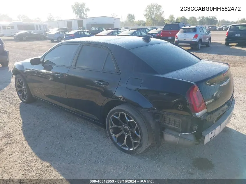 2C3CCABG0HH582472 2017 Chrysler 300 S