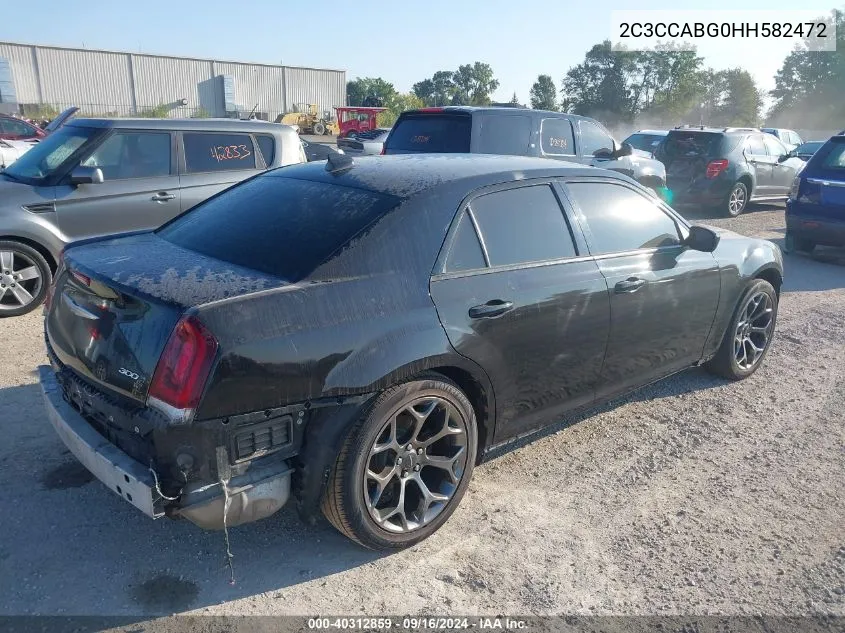 2C3CCABG0HH582472 2017 Chrysler 300 S