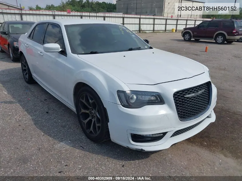 2017 Chrysler 300 300S VIN: 2C3CCABT8HH560152 Lot: 40352909