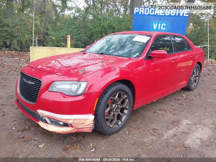 2017 Chrysler 300 300S Alloy Edition Awd VIN: 2C3CCAGG7HH605688 Lot: 40416098