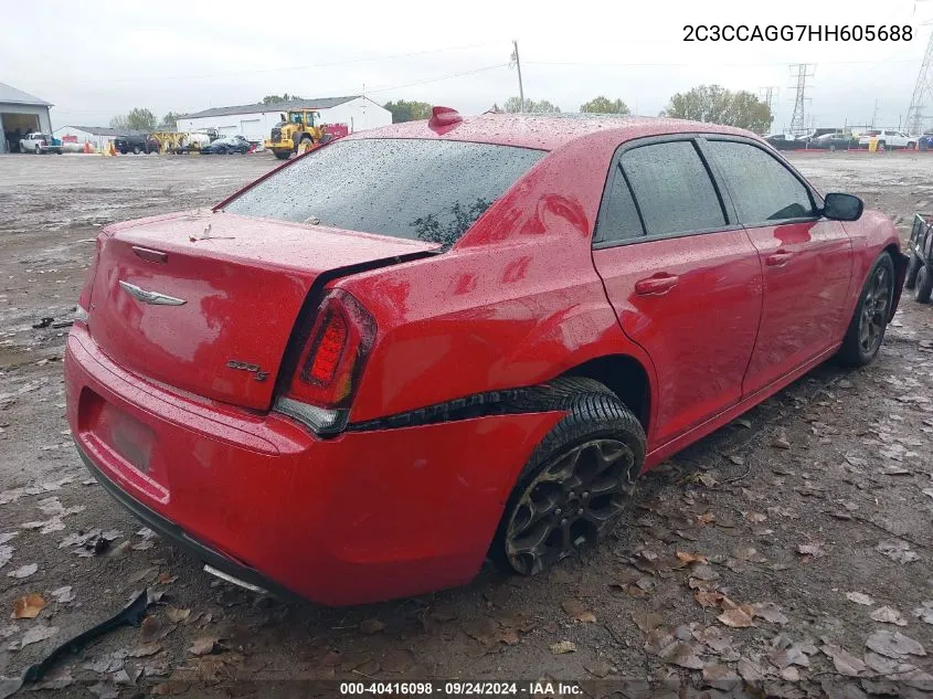 2C3CCAGG7HH605688 2017 Chrysler 300 300S Alloy Edition Awd