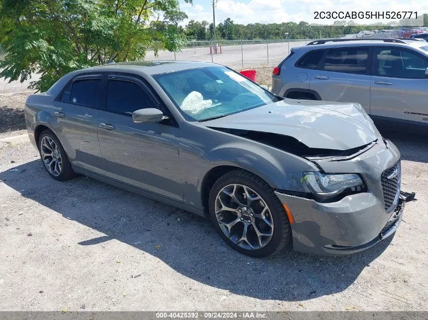 2017 Chrysler 300 S VIN: 2C3CCABG5HH526771 Lot: 40425392