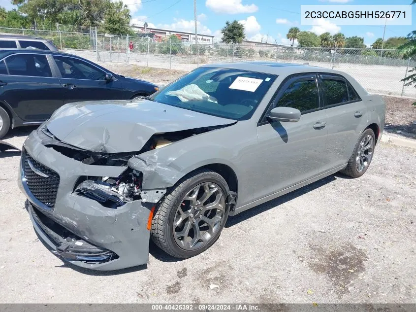 2C3CCABG5HH526771 2017 Chrysler 300 S