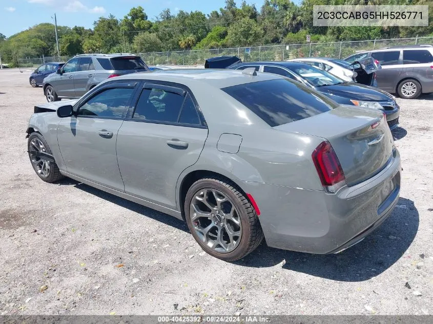 2017 Chrysler 300 S VIN: 2C3CCABG5HH526771 Lot: 40425392