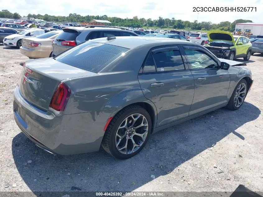 2C3CCABG5HH526771 2017 Chrysler 300 S