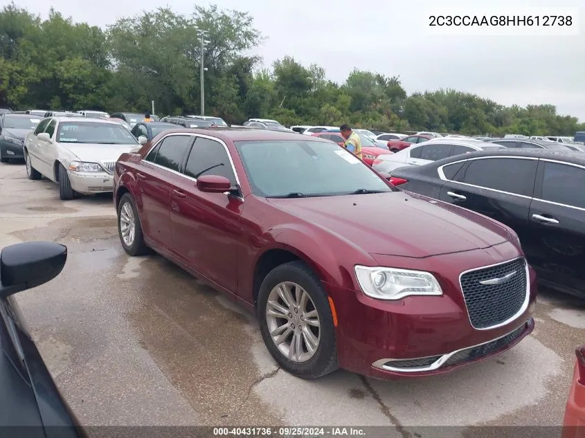 2C3CCAAG8HH612738 2017 Chrysler 300 Limited