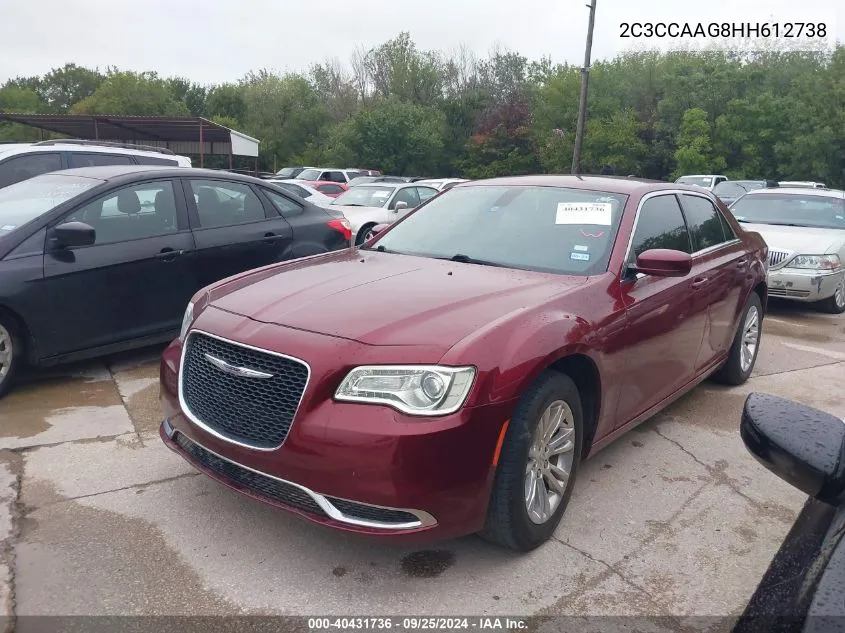 2C3CCAAG8HH612738 2017 Chrysler 300 Limited