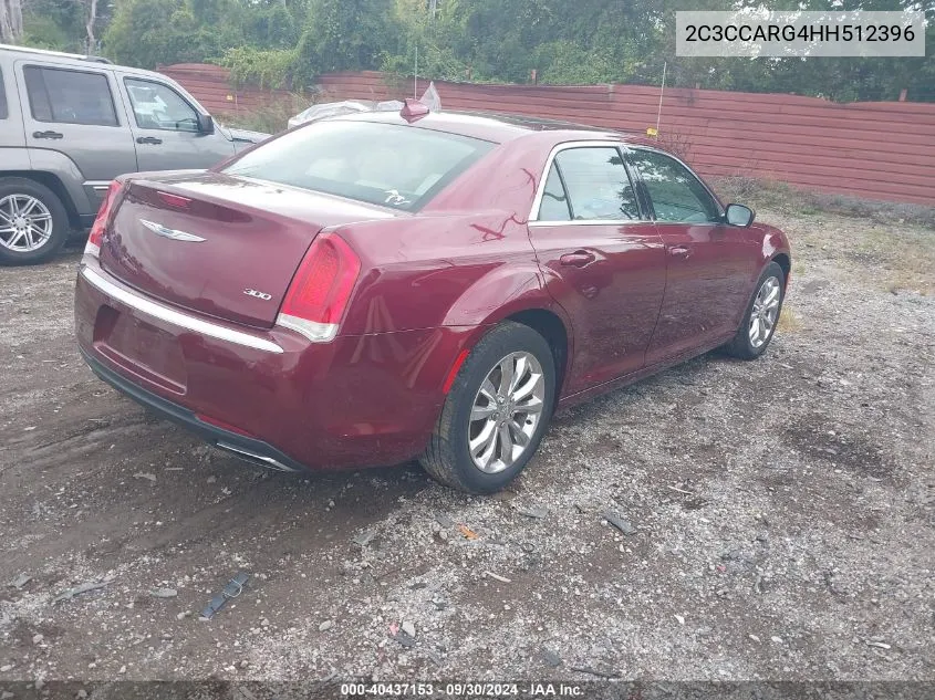 2017 Chrysler 300 Limited Awd VIN: 2C3CCARG4HH512396 Lot: 40437153