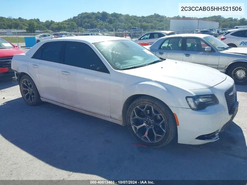 2017 Chrysler 300 S VIN: 2C3CCABG5HH521506 Lot: 40513403