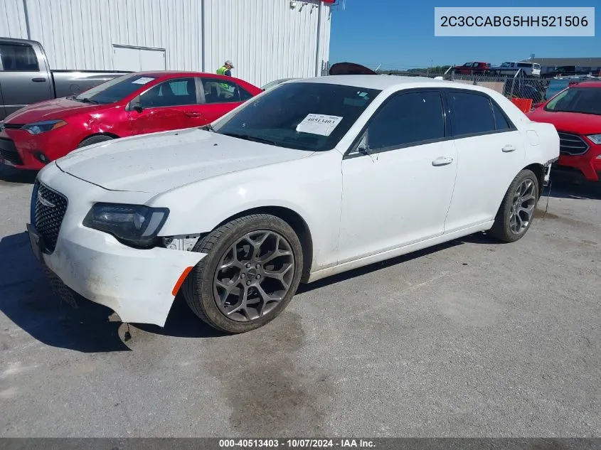 2C3CCABG5HH521506 2017 Chrysler 300 S