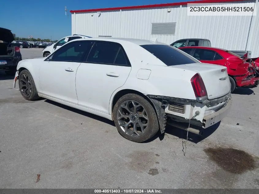 2017 Chrysler 300 S VIN: 2C3CCABG5HH521506 Lot: 40513403