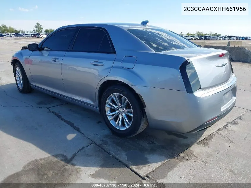 2017 Chrysler 300 Limited VIN: 2C3CCAAGXHH661956 Lot: 40787118