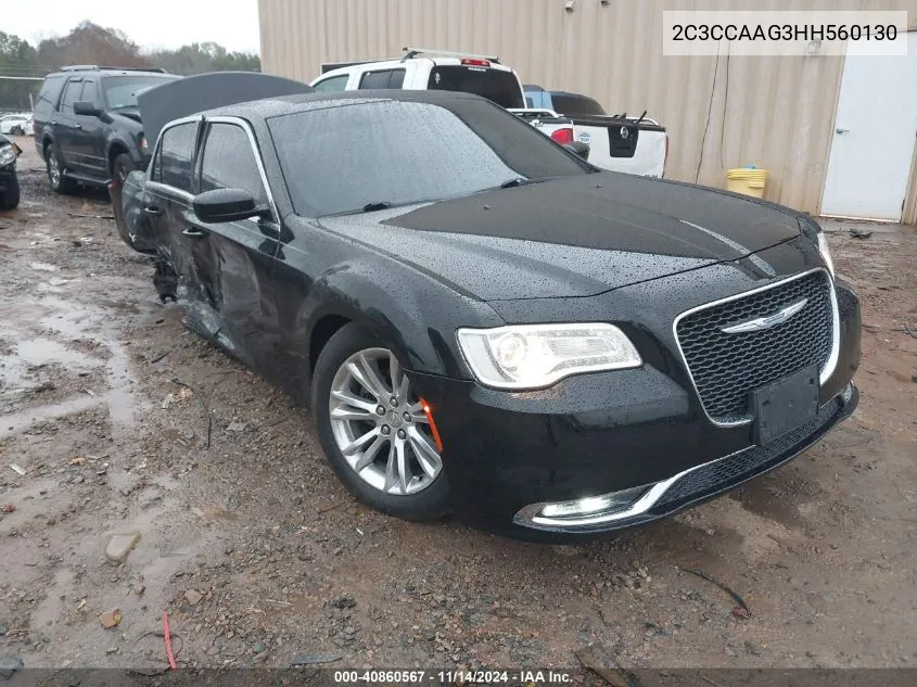 2017 Chrysler 300 Limited VIN: 2C3CCAAG3HH560130 Lot: 40860567