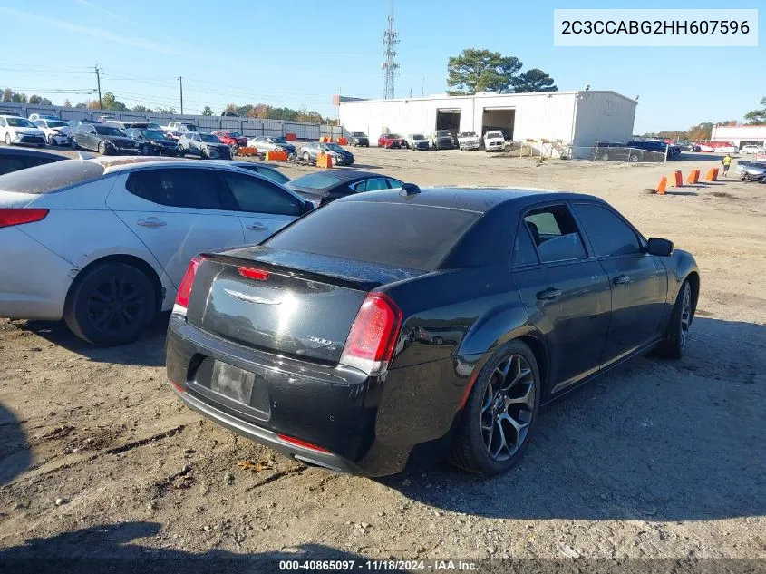 2017 Chrysler 300 S VIN: 2C3CCABG2HH607596 Lot: 40865097