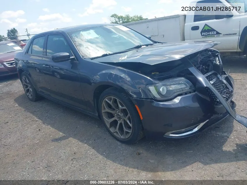 2018 Chrysler 300 S VIN: 2C3CCABG1JH285717 Lot: 39803226