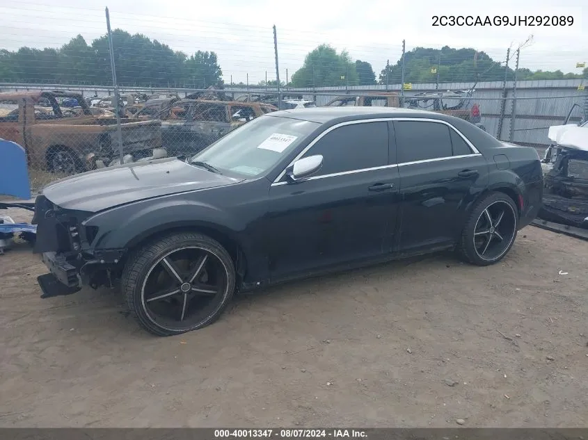 2C3CCAAG9JH292089 2018 Chrysler 300 Touring