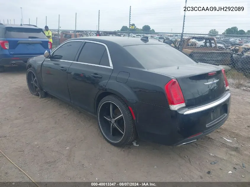 2C3CCAAG9JH292089 2018 Chrysler 300 Touring