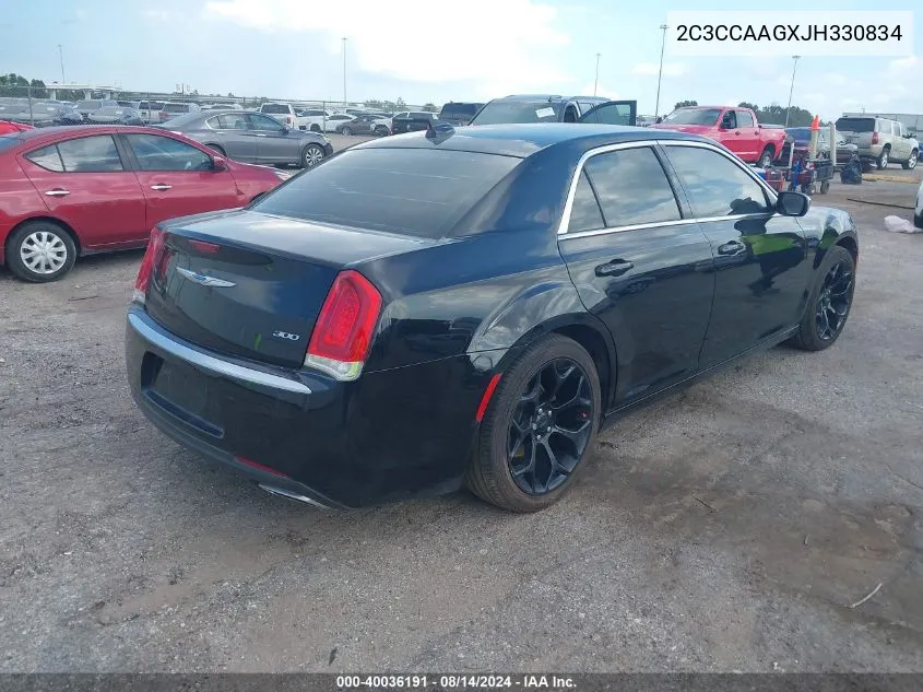 2C3CCAAGXJH330834 2018 Chrysler 300 Touring/Touring L