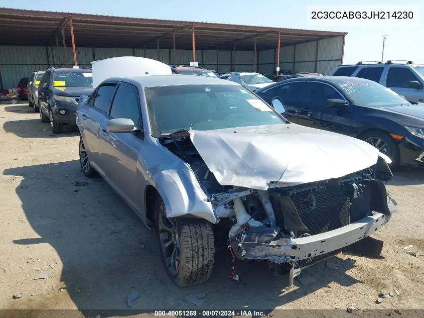 2C3CCABG3JH214230 2018 Chrysler 300 300S