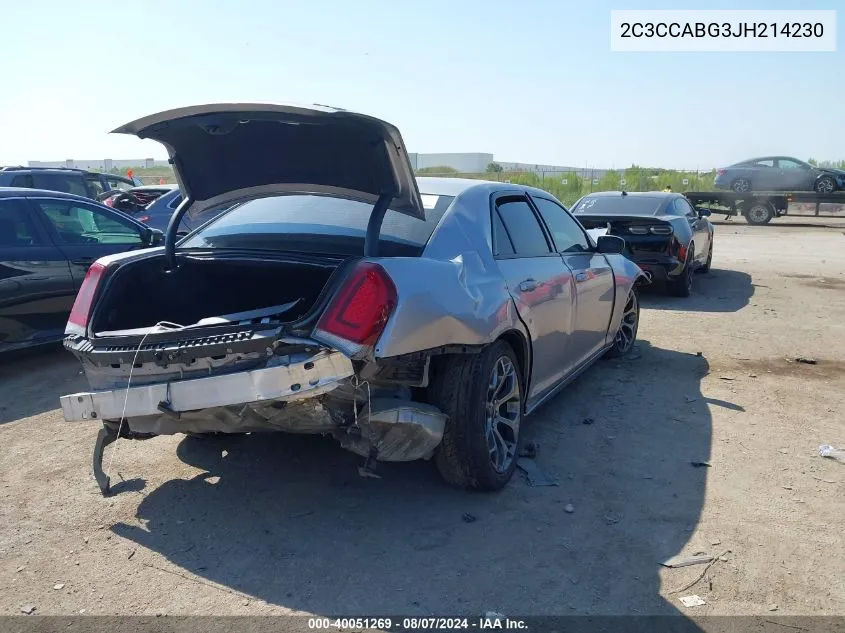 2C3CCABG3JH214230 2018 Chrysler 300 300S