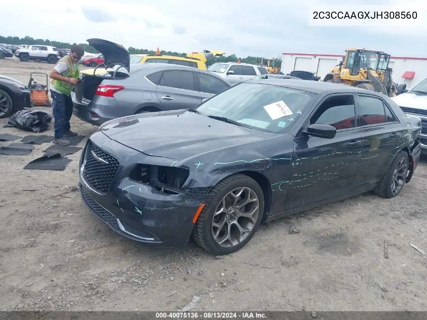 2C3CCAAGXJH308560 2018 Chrysler 300 Touring